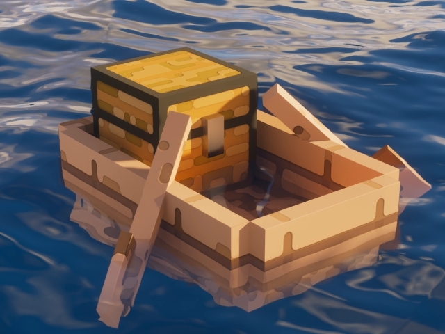 jungle boat in sea roundista